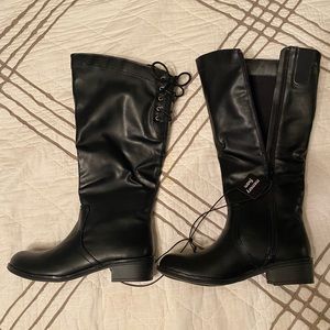 Black boots